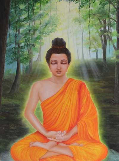 Gautam Buddha in Meditation