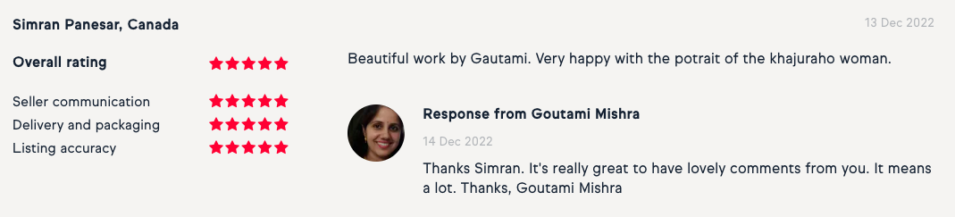 Goutami Mishra review from Canada